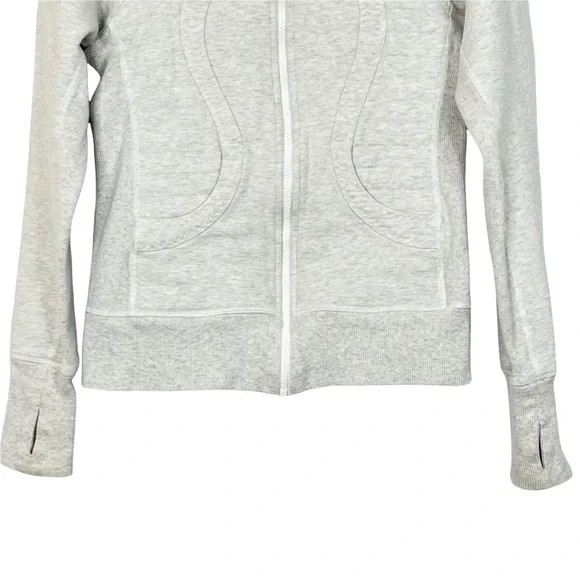 ❗️SOLD❗️Lululemon Calm & Cozy Zip Up Jacket Heathered Core Ultra Light - Picture 5 of 15